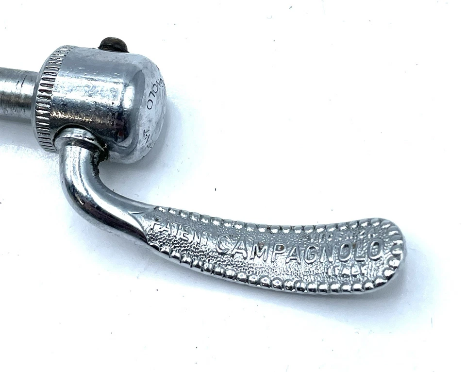 Carpeta de tija de sillín Campagnolo Record abrazadera curva de liberación rápida vintage MTB Foto 3 de 4