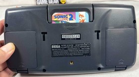 Sega Game Gear color portable video game system Sonic the Hedgehog 2 console