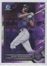 2022 Bowman Sapphire Edition Chrome Prospects Purple 12/25 Benny Montgomery 0m4q