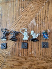 Skaven Plague Censer Bearers x3 Monks x2 Warhammer Metal OOP Vintage 1986 1993