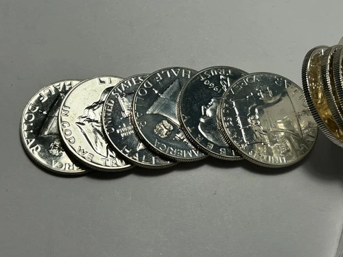 1960 PROOF FRANKLIN HALF DOLLAR  ROLL / 20 COINS