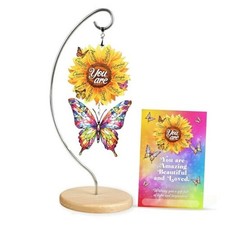Christian Gifts for Women Birthday, Butterfly 03 - Sunflower Butterfly