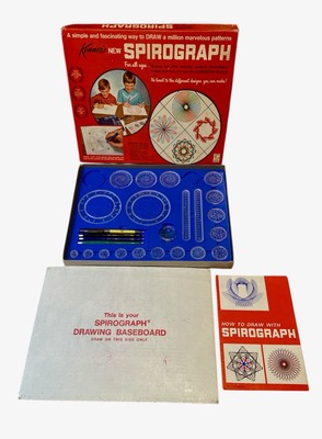 Vintage 1967 Kenner's New SPIROGRAPH #401 Original Box Missing 2 Circles 1 Pen