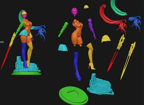 1/8 1/6 EVE NSFW 3D Print Garage Kit Figure Model Kit Unpainted Unassembled GK - Picture 12 of 19