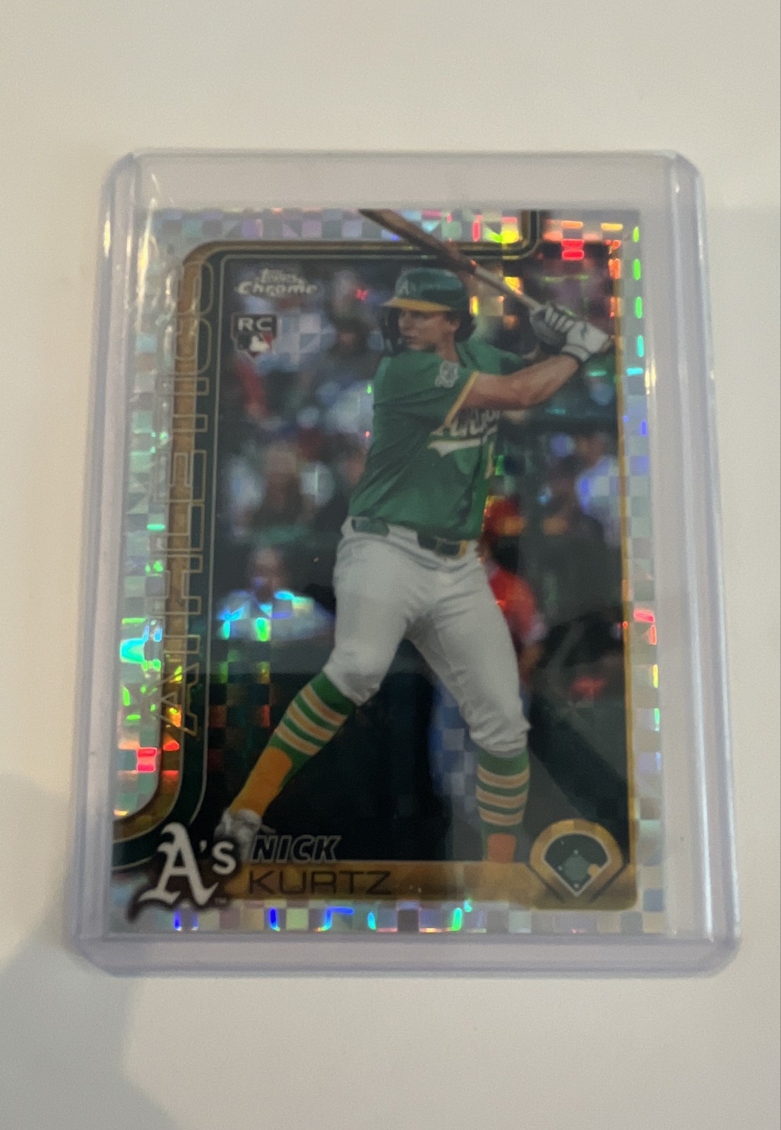 2025 Topps Chrome Update Series - Nick Kurtz #USC178 X-Fractor (RC)