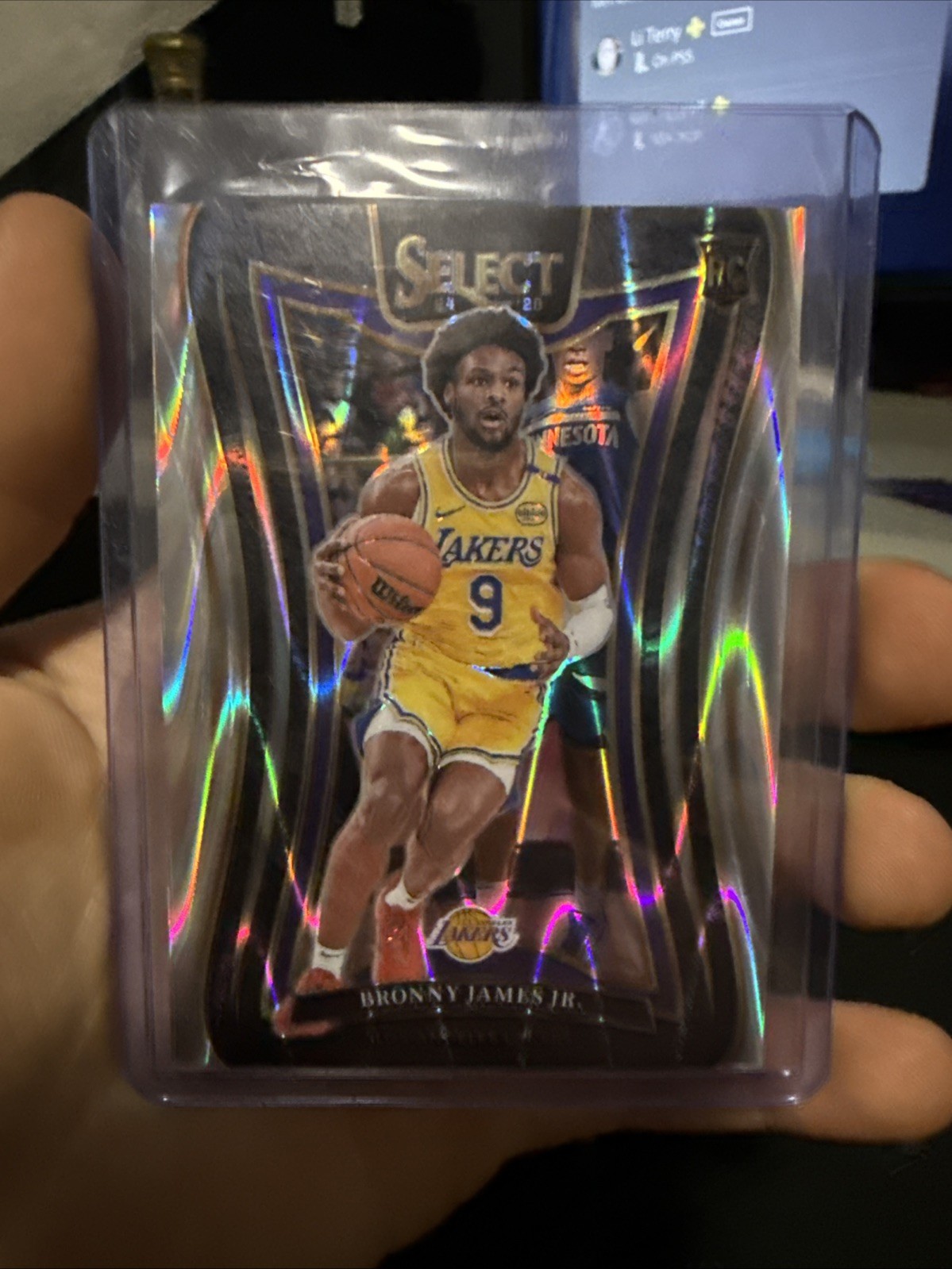 2024-25 Panini Select BRONNY JAMES #369 Mezzanine Tectonic Prizm RC LA Lakers