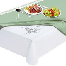 Table Protector Pad with Flannel Backing, Heavy-Duty Vinyl Table Padding Unde...