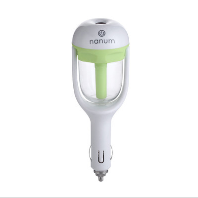 Color: Green - Car Humidifier Air Purifier Freshener Essential Oil Diffuser