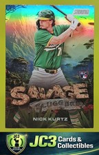 2025 Stadium Club Savage Sluggers Nick Kurtz #SS-21 Athletics Rookie