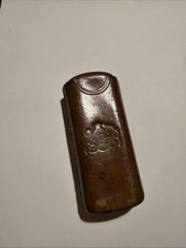 Victorian Antique Leather Cigar Case London Made, Circa 1850