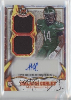 2024 Topps Resurgence Ignite Rookie Malachi Corley RPA Patch Auto RC 1u9z