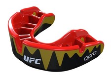 OPRO "UFC" Zahnschutz Platinum Fangz Schwarz-Gold Erwachsen Zahnschutz MMA Boxen