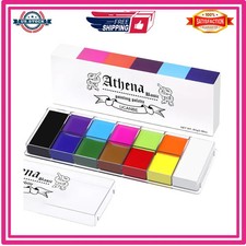 UCANBE Athena 12 Color Face and Body Paint Oil Palette Professional Makeup Kit
