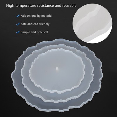 Irregular Fruit Tray Silicone Mold DIY Hand Craft Decorative Tea Tray Molds SET