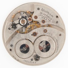 Waltham Grade Premier Model 1894 12-Size 19-Jewel Antique Pocket Watch Movement