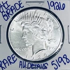 1926 SILVER PEACE DOLLAR AUTHENTIC HI GRADE U.S. MINT COIN FREE SHIPPING 5198