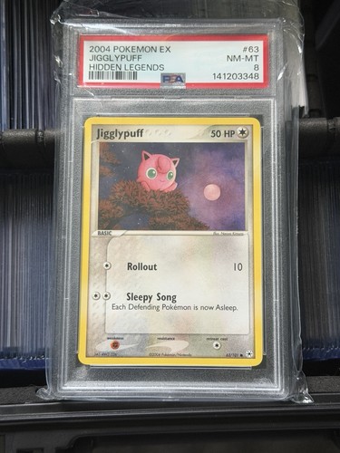 Jigglypuff graded PSA 8 for sale on eBay