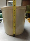 vintage Roseville crock --8" inches tall, 8" inches in diameter--great condition