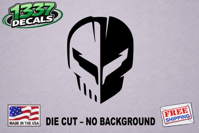 C8 Jake Skull Decal Vinyl Sticker for Corvette Racing Stingray Cars v5