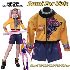 K-Pop Rumi Zoey Mira Demon Hunters Cosplay Costume for Girl Halloween Stage