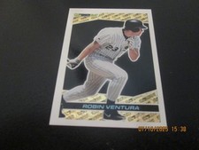 ROBIN VENTURA WHITE SOX 1993 TOPPS BLACK GOLD BASE CARD #43