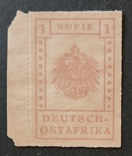 Dt. Kolonie Deutsch-Ostafrika WUGA-Ausgabe MiNr. V (*) tadellos vom Rand (A 110)