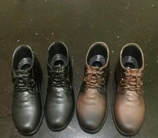 1/6 Male Black Shoes Plastic Leather Shoes Boot For 12" TBLeague PHICEN Hot Toys