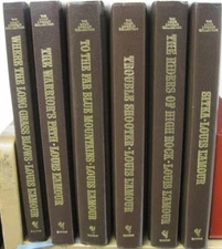 Sitka & More Louis L'Amour, Set of  6 Volumes (Faux Leather HC, BA)