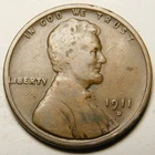 1911 D Lincoln Wheat Cent Penny  VG-VG+  "Actual Coin Pictured"