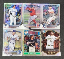 2025 Bowman Mega Box Chrome MOJO REFRACTORS You Pick the Card
