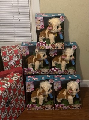 FurReal Friends Maggie the Feed & Follow Cow Interactive Plush 50+ Sounds NEW  