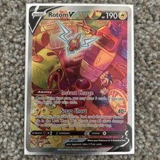 Carta Pokémon Rotom V 177/196 Origine Perduta Full Art Ultra Rara Holo Arte Alternativa