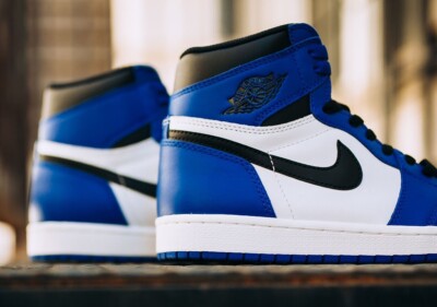 シューズ(男性用) Nike Air Jordan 1 high game royal Nike Air Jordan 1 Mid Game Royal White Black DQ8426-402