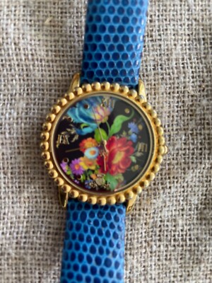 Mackenzie Childs Teal Florabundance Watch MacKenzie-Childs | Accessories | Mackenzie Childs Teal  main image 4