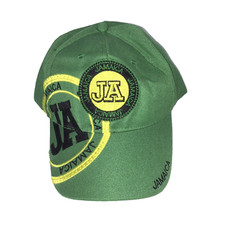 Jamaica Green Strapback Baseball Cap Hat Adult Unisex Unbranded