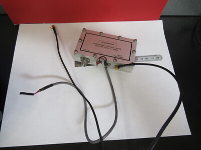AMPLIFIER SAMPLER 6700-C-21435 MICROWAVE RF FREQUENCY GHz WILTRON AS PIC T7-A-35