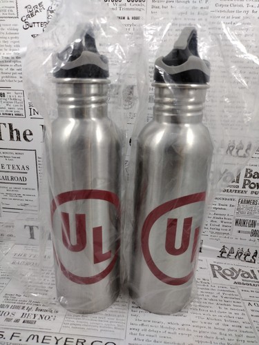 Juego de 2 botellas de agua de acero inoxidable de 24 oz - U.L. - Imagen 7 de 7