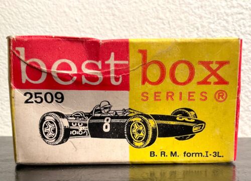 BEST BOX Made in Holland 1/60 B.R.M. Formula 1 3L #2509 original boxed 1966 2nd - Picture 2 of 9