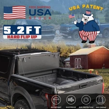 FRP Low Profile Flip Up Tonneau Cover For 2015-2025 Canyon / Colorado 5.2FT Bed