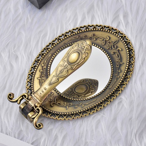 Vintage Handheld Mirrors Handle Hand Mirror Vintage Vintage Oval Mirror - Picture 7 of 12