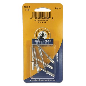 rivet handi aluminum hardware marine boat pop man