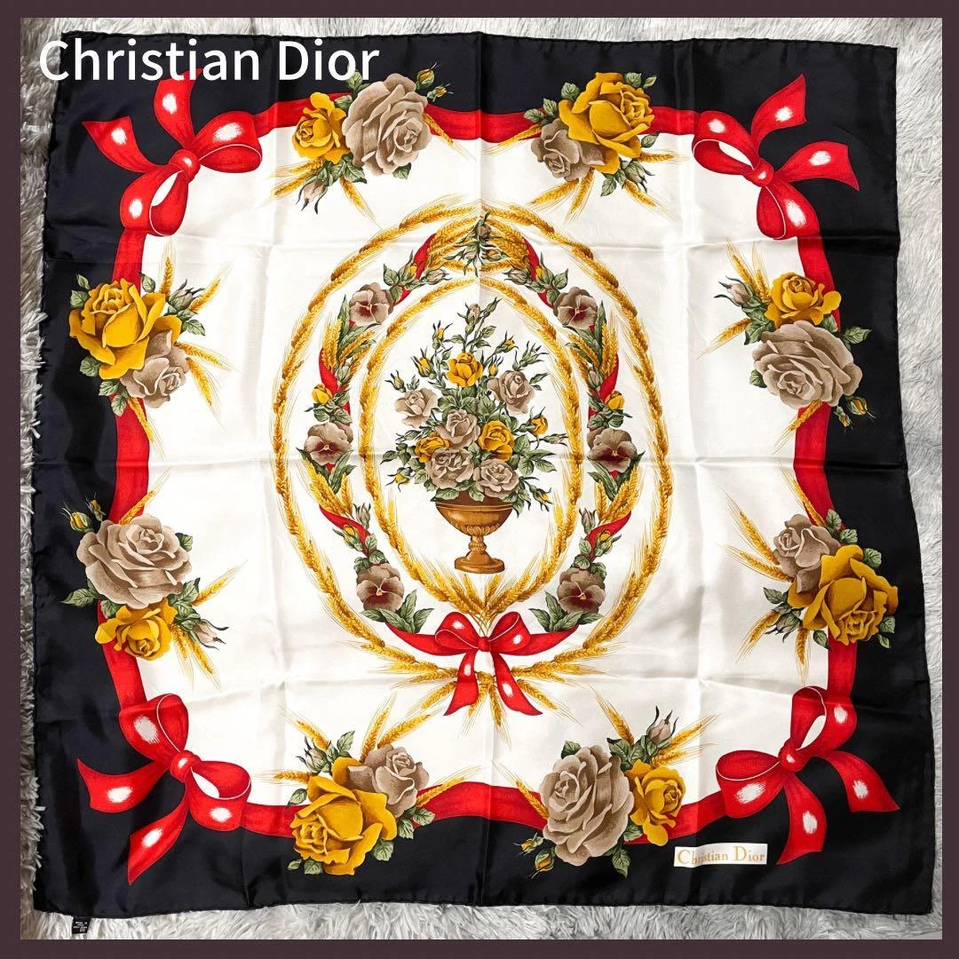 Christian Dior grande écharpe 85cm 33