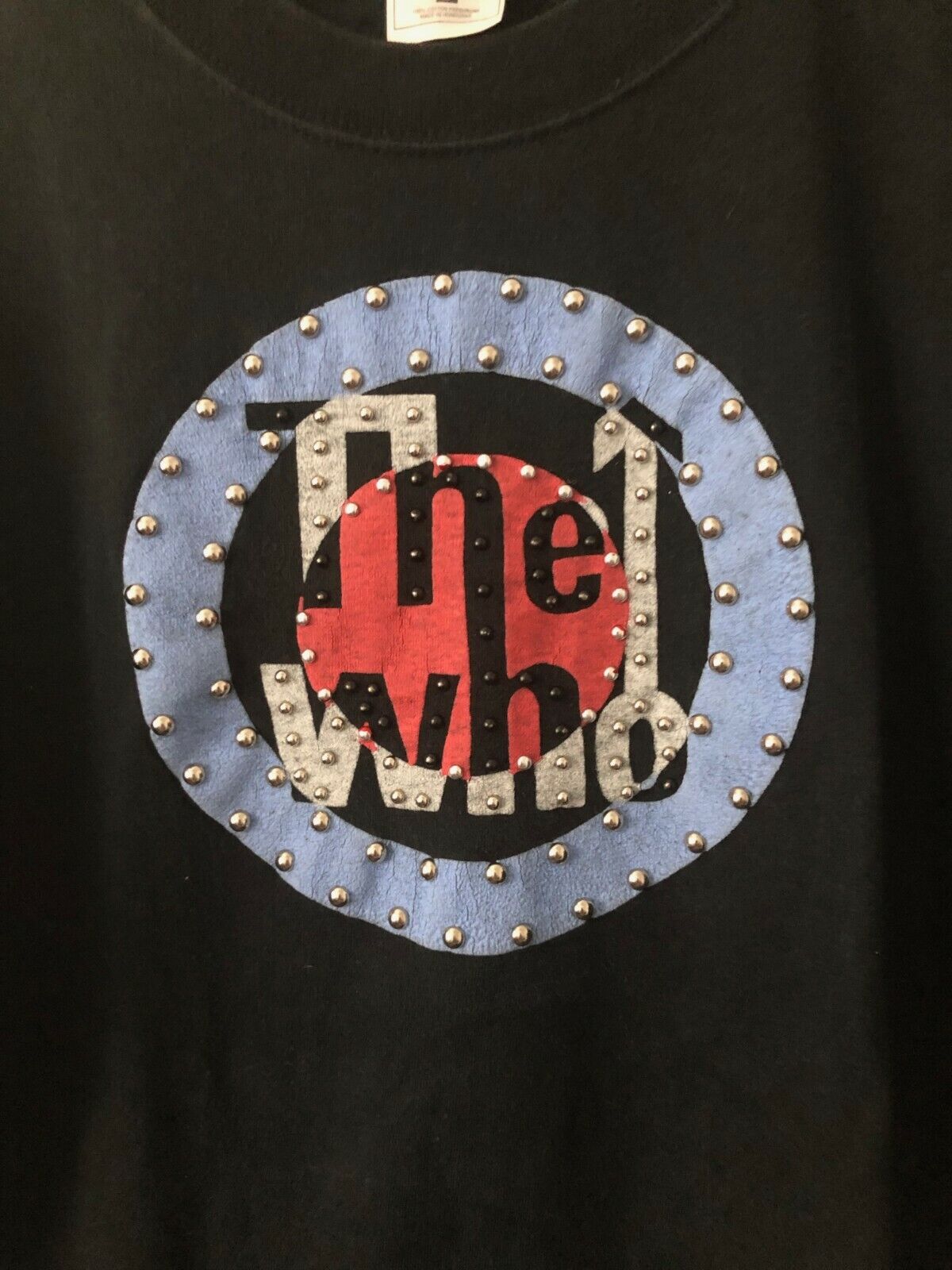 Vintage The Who Studded Tee sz Large preowned - image 2