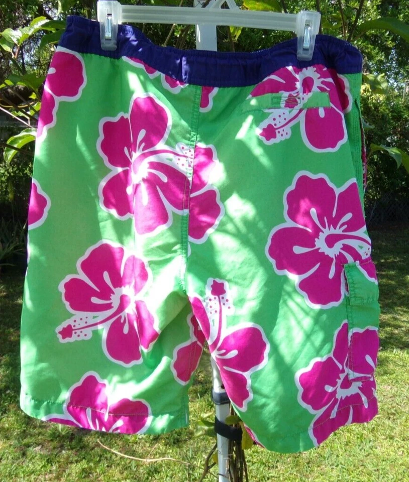 Tommy Hilfiger Bañador Board Shorts Floral Tropical Para Hombre Talla 40 Grande Verde Foto 2 de 4