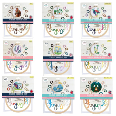 Kreuzstich-Kit Nähen Handwerk Kinder Erwachsene Handwerk einfach 13 Designs machen