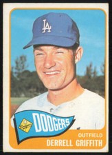 Derrell Griffith 1965 Topps #112 RC Los Angeles Dodgers