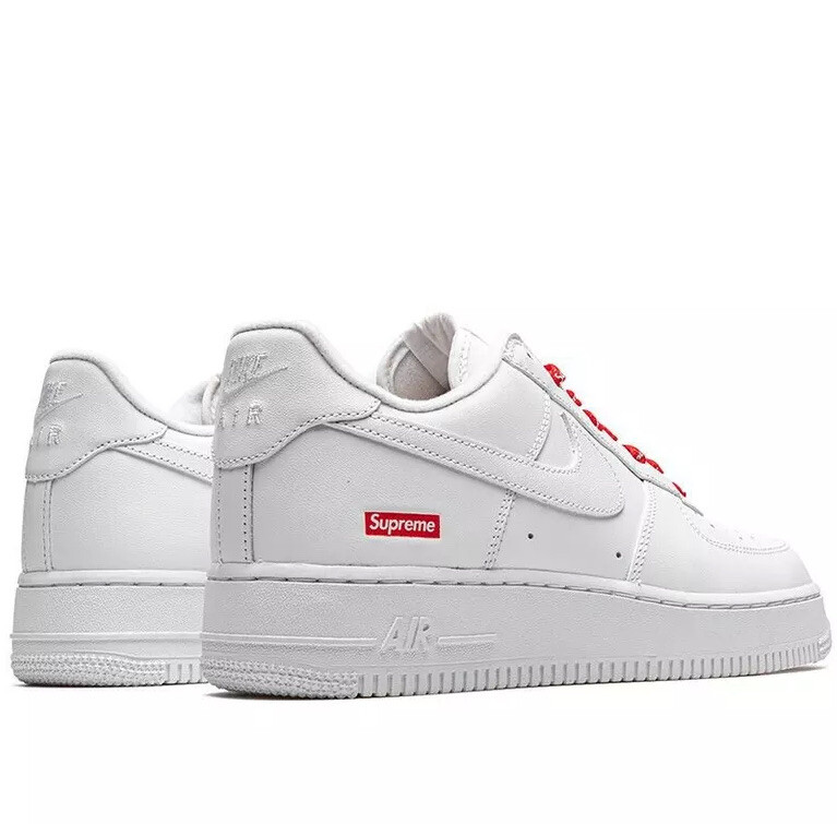Nike Air Force 1 Low Supreme - White (CU9225-100) Men's Size 8-13