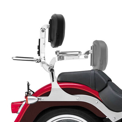 Multi Purpose Driver Passenger Backrest For Harley Springer Softail FXST Fat Boy