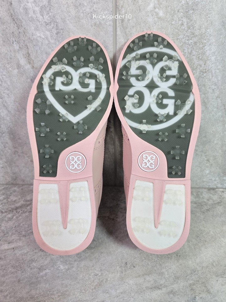 G/Fore Gallivanter Brogue Womens Golf Shoes Size 7 Blush Pink Longwing
