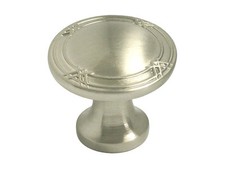 Satin nickel 1 1/4" Ribbon Rood Kitchen Cabinet Drawer Knobs Brushed Nickel